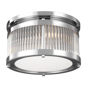 Paulson 10.5W LED Flush Mount Polished Chrome / Warm White - FE/PAULSON/F/S