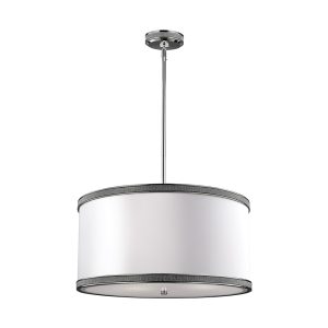 Pave 3 Light Pendant Polished Nickel - FE/PAVE/P/M