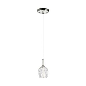 Rubin 3.5W LED 1 Light Mini Pendant Polished Nickel / Warm White - FE/RUBIN/MP