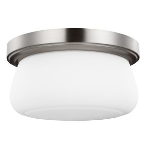 Vintner 2 Light Flush Mount Satin Nickel - FE/VINTNER/F/M