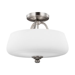 Vintner 3 Light Semi Flush Satin Nickel - FE/VINTNER/SF