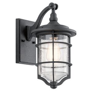 Royal Marine Small Wall Lantern Distressed Black - KL/ROYALMARIN2/S