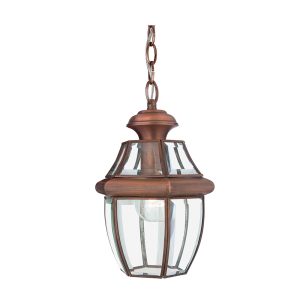 Newbury Medium Chain Lantern Aged Copper - QZ/NEWBURY8/M AC