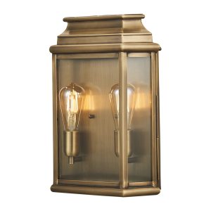 St Martins Large Wall Lantern Aged Brass - ST MARTINS/L BR