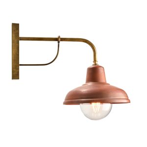 Industrial Interior Wall Light Aged Copper - DEKSEL02