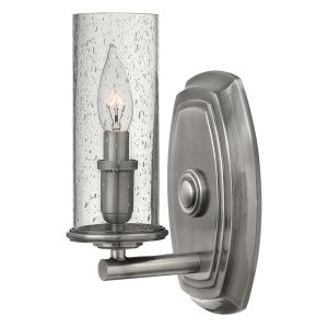 Dakota 1 Light Wall Light Polished Antique Nickel - HK/DAKOTA1