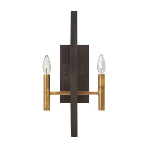 Euclid 2 Light Wall Light Spanish Bronze - HK/EUCLID2