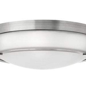 Hathaway Medium Flush Mount Antique Nickel - HK/HATHAWAY/F/M N