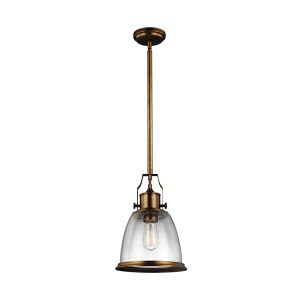 Hobson Medium Pendant Aged Brass - FE/HOBSON/P/M AB