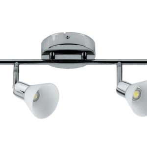 Twin 12W LED Spotlight Chrome / Warm White - LSLC-B2-CH