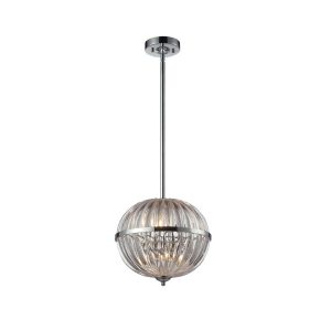 Nina Round Pendant Polished Nickel - LUM.NINA.ROUND