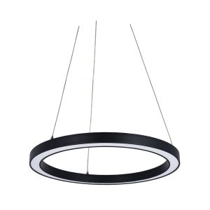 Nebula 18W LED Dimmable Pendant Black / Cool White - OL60914/40BK