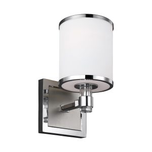 Prospect Park 1 Light Wall Light Satin Nickel / Chrome - FE/PROSPECTPK1