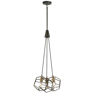 Rocklyn 6 Light Chandelier Raw Steel - KL/ROCKLYN3 RS