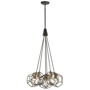 Rocklyn 6 Light Chandelier Raw Steel - KL/ROCKLYN6 RS