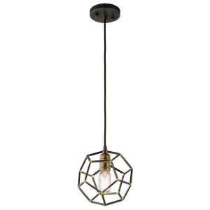 Rocklyn Mini Pendant Raw Steel - KL/ROCKLYN/MP RS