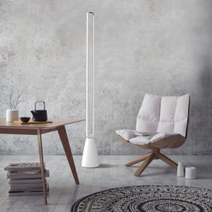 Stripe 35W LED Dimmable Floor Lamp Matt White / Warm White - LD0079B3