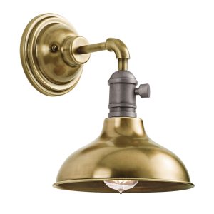 Cobson Wall Light Natural Brass - KL/COBSONTRIO BR