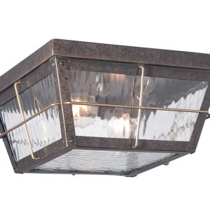 Cortland Outdoor Flush Mount Imperial Bronze - QZ/CORTLAND/F