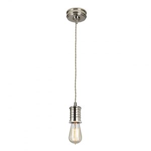 Douille Lamp Holder Pendant Polished Nickel - DOUILLE/P PN