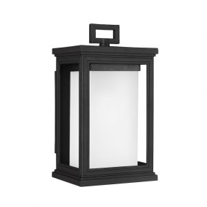 Roscoe Small Wall Lantern Textured Black - FE/ROSCOE/S