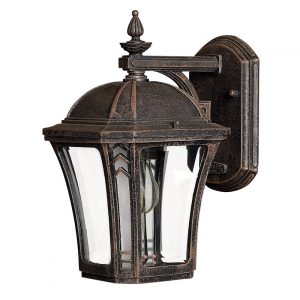 Wabash Small Wall Lantern Mocha - HK/WABASH2/S