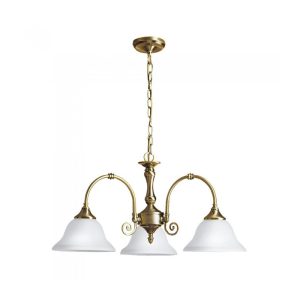 Heritage 3 Light Chandelier Antique Brass - R9353-3P-AB