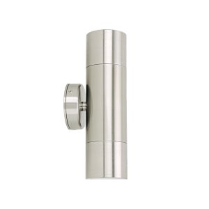 316 Stainless Steel Up/Down Wall Pillar Spot Light - 240V LED - AT5004/316/LED