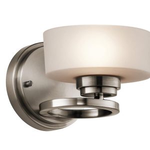 Aleeka 1 Light Wall Light Classic Pewter - KL/ALEEKA1