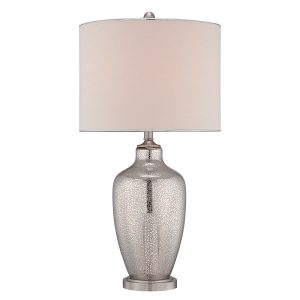 Nicolls Table Lamp Silver - QZ/NICOLLS