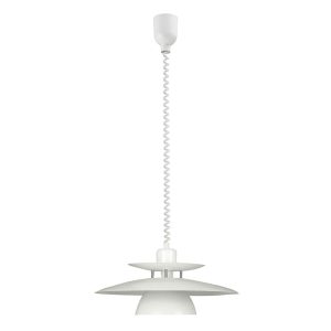 Brenda Rise and Fall Pendant White - 87055