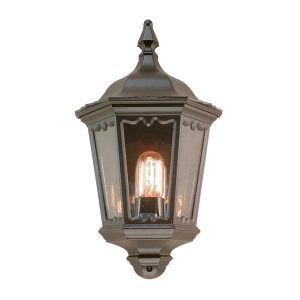 Medstead Half Lantern Black - MD7