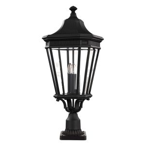 Cotswold Lane Large Pedestal Black - FE/COTSLN3/L BK