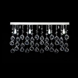 Starlight 12 Watt LED Crystal Pendant Rectangular / White - 35032