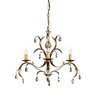 Lily 3 Light Chandelier Metallic Bronze - LL3