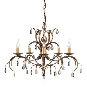 Lily 5 Light Chandelier Metallic Bronze - LL5