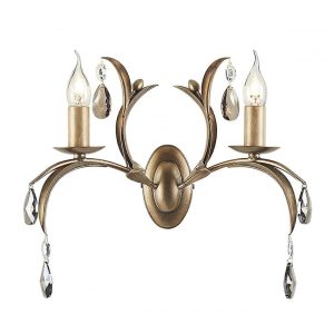 Lily 2 Light Wall Light Metallic Bronze - LL2