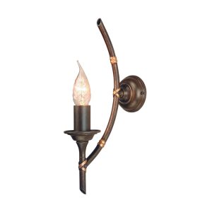 Bamboo 1 Light Wall Light Bronze Patina - BB1 BRZ PATINA