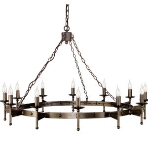 Cromwell 12 Light Chandelier Old Bronze - CW12 OLD BRZ