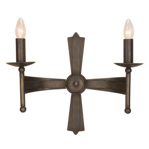 Cromwell 2 Light Wall Light Old Bronze - CW2 OLD BRZ