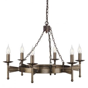 Cromwell 6 Light Chandelier Old Bronze - CW6 OLD BRZ