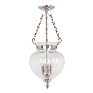 Finsbury Park 3 Light Medium Lantern Polished Nickel - FP/P/M POL NCKL