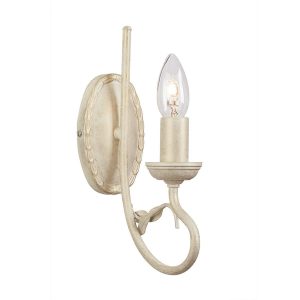 Olivia 1 Light Wall Light Ivory / Gold - OV1 IVORY/GOLD