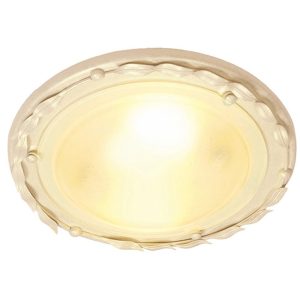 Olivia Flush Mount Ivory / Gold - OV/F IV/GOLD