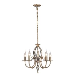 Artisan 5 Light Chandelier Aged Brass - ART5 AGD BRASS