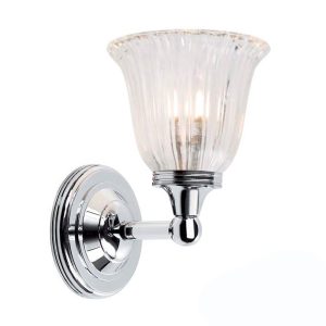 Austen 1 Light Wall Light Polished Chrome - BATH/AUSTEN1 PC