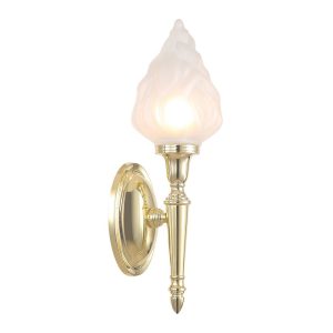 Dryden 1 Light Wall Light Polished Brass - BATH/DRYDEN3 PB