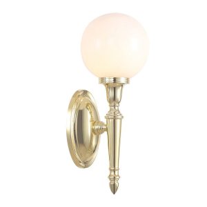 Dryden 1 Light Wall Light Polished Brass - BATH/DRYDEN4 PB