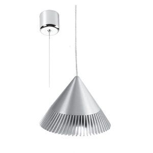 Industrial 12W LED Pendant Anodised Aluminium Finish / Warm White - SPL015