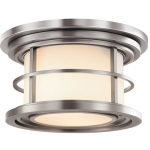 Lighthouse Outdoor Flush Mount Brushed Steel - FE/LIGHTHOUSE/F